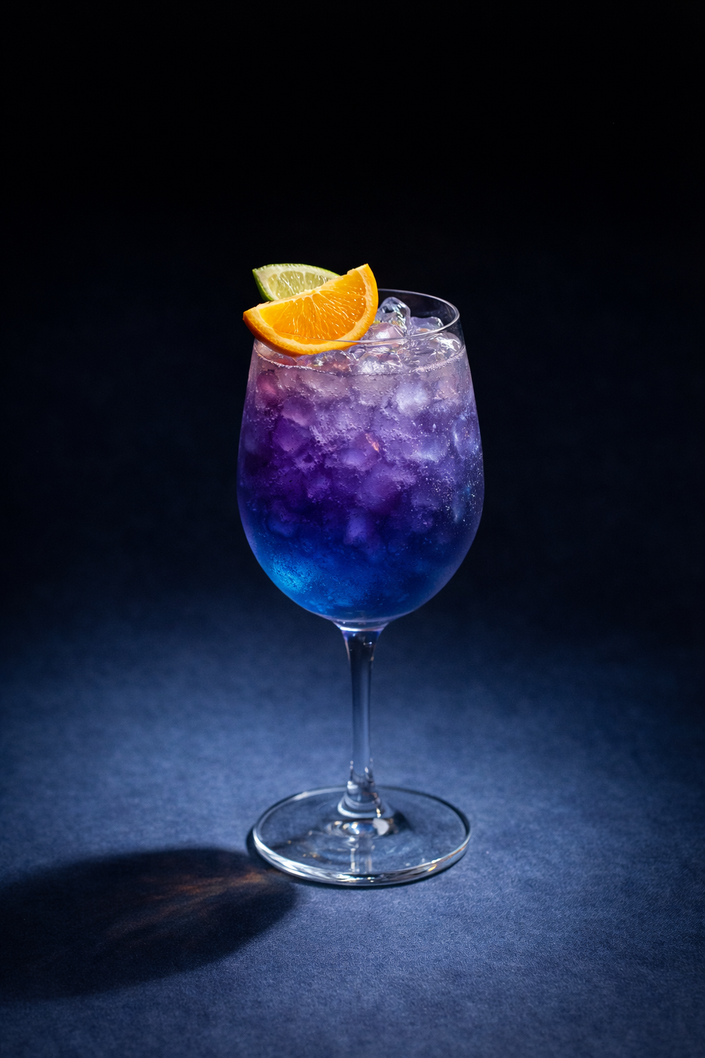 Blue Pea Butterfly Ice Tea Cocktail