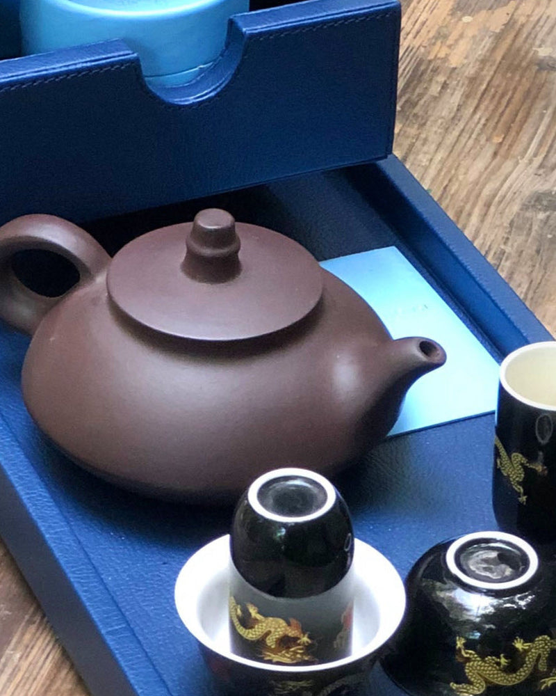 Italian Retro Leather Travel kit - THE BLUE HOUSE